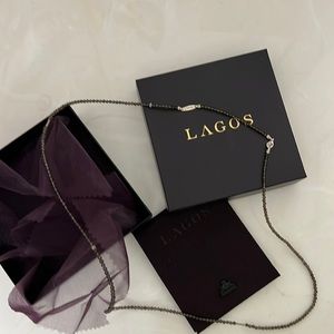 Lagos necklace smoky topaz